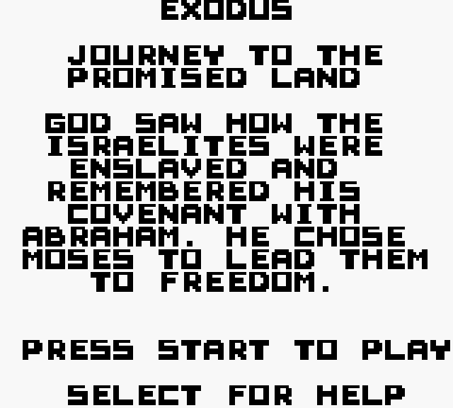 Exodus - Journey to the Promised Land Screenthot 2